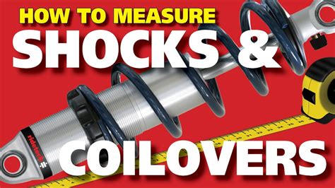 Measuring Shock Absorber And Coilover Length Youtube