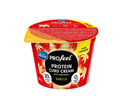 Valio Profeel Protein Curd Cream Vanilla G Valio