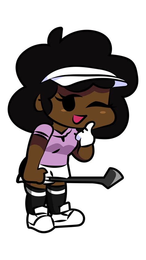 Friday Night Funkin Carol Golf Sticker