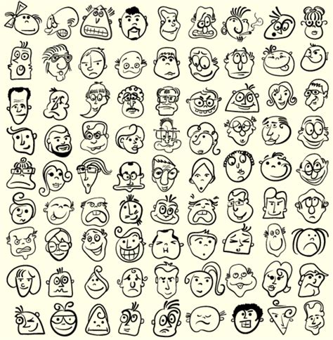 cartoon faces emotions - Clip Art Library