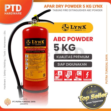 Jual Apar Kg Abc Powder Tabung Pemadam Api Set Komplit Lynx Safety