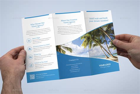 Brochure Travel Agency Tri Fold Print Templates Graphicriver