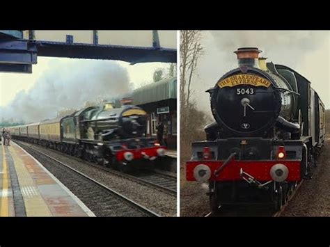 Gwr Earl Of Mount Edgcumbe At Full Speed Through Dorridge The