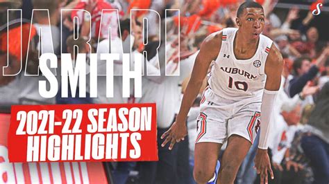 SEC Freshman Of The Year Jabari Smith 2021-22 Season Highlights | 16.9 ...