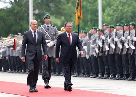 Li Qiang Trifft Olaf Scholz