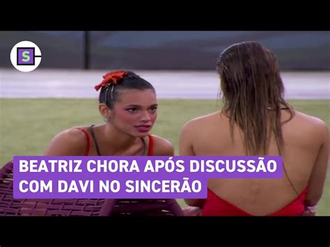 BBB 24 Bia chora após discutir Davi no Sincerão