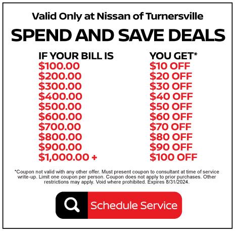 Nissan Service Specials | Dealer Serving Turnersville NJ