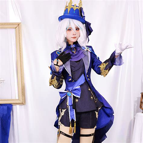 雾都原神cosplay芙宁娜荒形态黑芙游戏动漫服水神芙卡洛斯cos服女虎窝淘