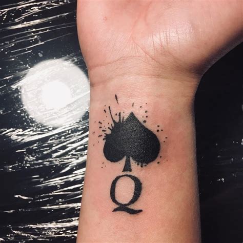 30 Queen Of Spades Tattoos Meaning And Symbolism 100 Tattoos