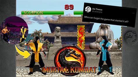 Mortal Kombat Collection Remake Joe Tresca Posts Scorpion Vs Sub Zero