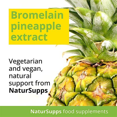 Bromelain Capsules 2500 Gdug 500mg 60 To 180 Capsules By Natursupps