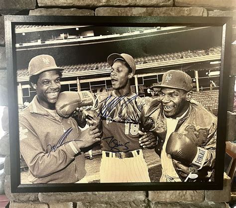 Autographed Mike Tyson Darryl Strawberry And Dwight Gooden Etsy In