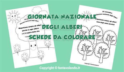 Giornata Nazionale Degli Alberi Poesie Schede Didattiche Lavoretti