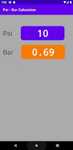 Psi In Bar Umrechner Apps On Google Play