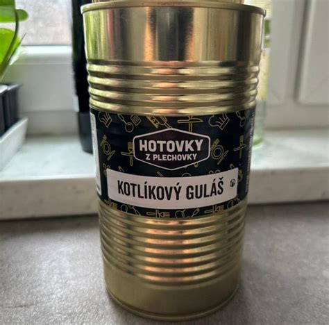 Kotl Kov Gul Hotovky Z Plechovky Kal Rie Kj A Nutri N Hodnoty