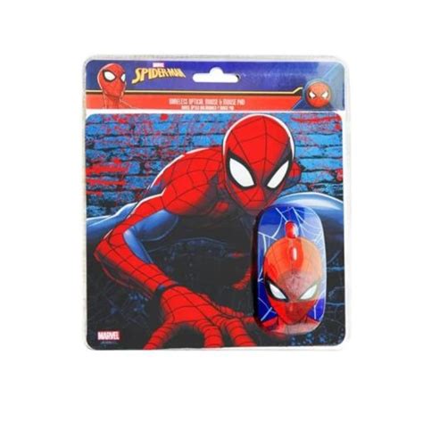 Mouse Ptico Inal Mbrico Mousepad Marvel Spiderman Techtronic Lo