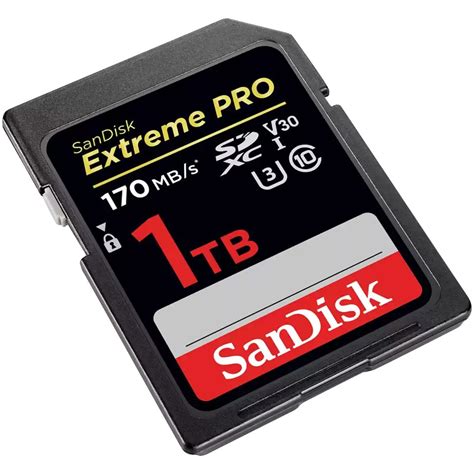 Sandisk Extreme Pro Sdxc Memóriakártya 1t Class 10 U3 V30 Uhs I