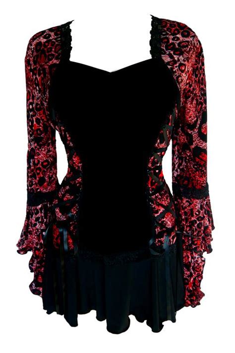 Red And Black Plus Size Victorian Style Corset Top 1x 2x 3x 4x 5x Ebay