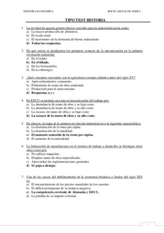 PREGUNTAS TIPO TEST Pdf