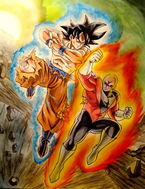 Goku Vs Jiren By Sexybario On Deviantart