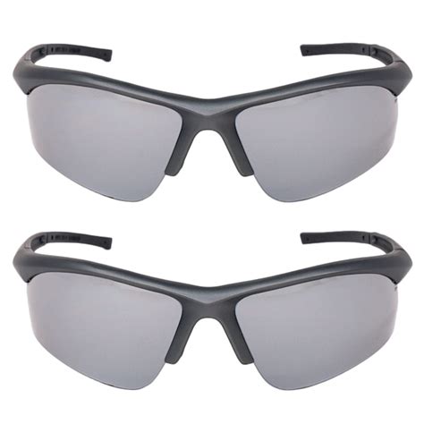 Safe Handler 2 Pack Sport Mtx Anti Scratch Gray Polycarbonate Anti Fog Safety Glasses In The