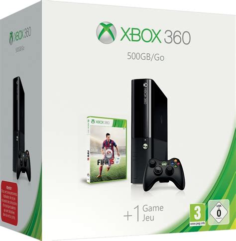 Купить Хвох 360 E 500Gb Bandle (оригинальная прошивка) + игра FIFA