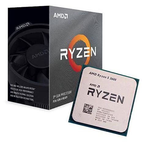 Amd Ryzen 5 3600 6 36 Ghz 3mb Am4 65w 100 100000031box