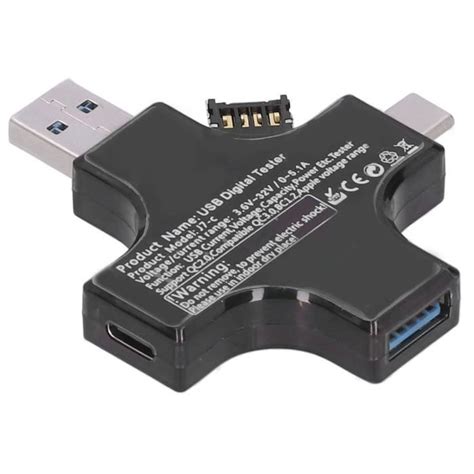 Vingvo Testeur Num Rique Usb Testeur De Compteur De Courant De Tension