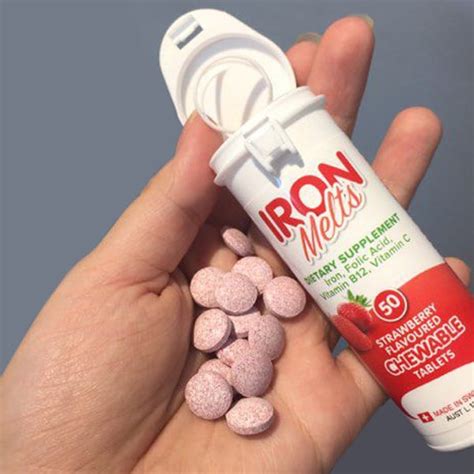 Iron Melts Chewable Iron Supplement Lozenges Tablets Shopee Malaysia