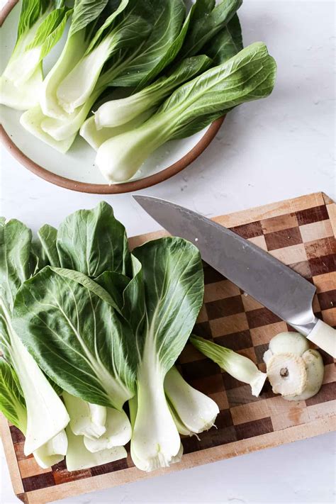 Bok Choy (Pak Choi) Salad With Sesame Lime Dressing - A Nourishing Plate