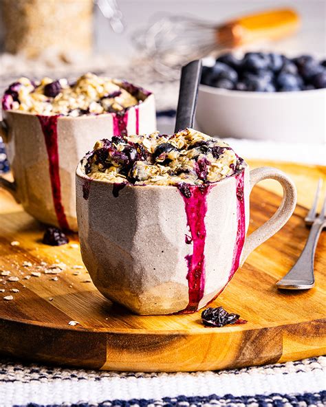 Blueberry Oat Muffin Mug Eat Smart Be Well