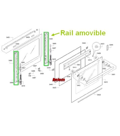 Kit Remplacement Vitre Int Rieure Porte Four Bosch Siemens Balay