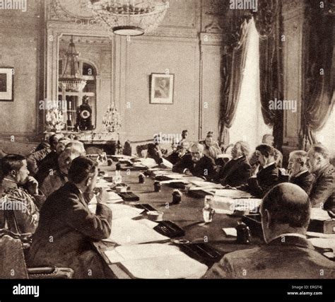 Signing The Armistice Of 1918