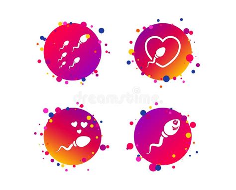 Safe Sex Love Icons Condom In Package Symbols Stock Vector