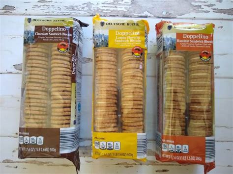 Deutsche K Che Doppelino Sandwich Biscuits Aldi Reviewer Hazelnut