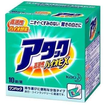 KAO "Attack Bio EX" Высокоэффективный стиральный порошок, с цветочно ...