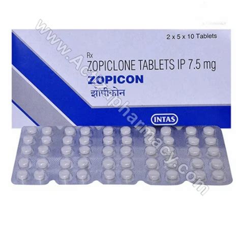 Zopicon Mg Tablet At Rs Stripe Anti Depressant And Anti