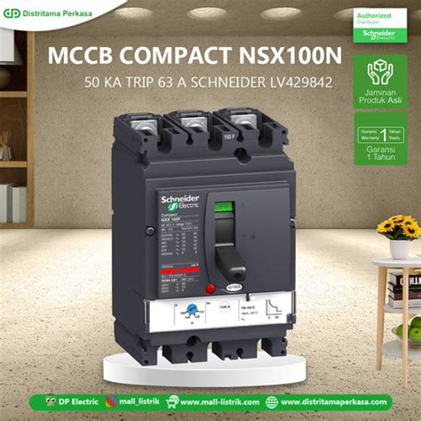 Promo Schneider MCCB NSX100N 3P 3d TMD 50kA 63A LV429842 Cicil 0 3x