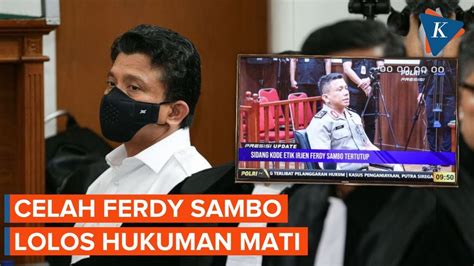 Masa Percobaan Tahun Celah Ferdy Sambo Lolos Dari Eksekusi Mati