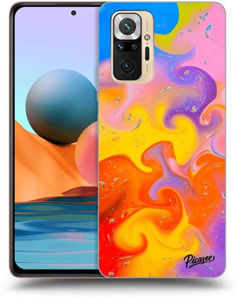 Silikonowe Przeźroczyste Etui Na Xiaomi Redmi Note 10 Pro Bubbles