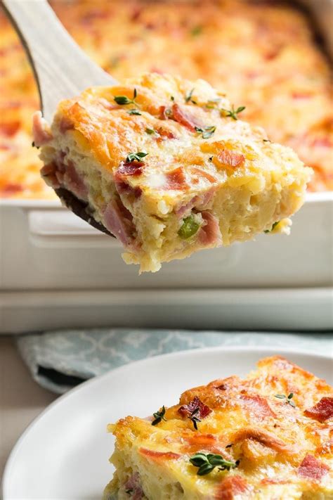 Ham And Cheese Breakfast Casserole With Tater Tots The Worktop