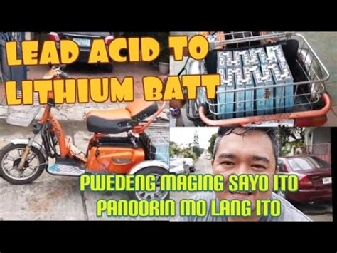 Ebike Diy Paano Palitan Ang Battery Lead Acid To Lifepo Batt