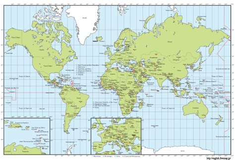 Free Vector World map with Capitals Free Vector Download | FreeImages