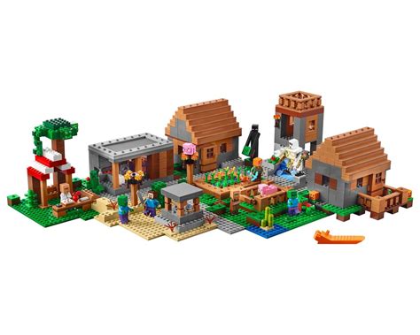 LEGO Set 21128-1 The Village (2016 Minecraft) | Rebrickable - Build ...