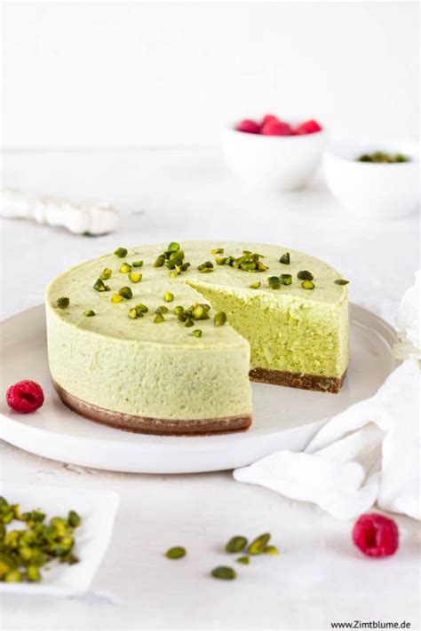 Pistazien Cheesecake Ohne Backen Zimtblume De