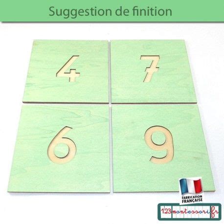 Chiffres Rugueux En Relief Montessori En Kit Chiffre Apprendre