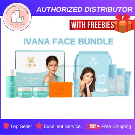 Ivana Skin Face Bundle Rejuvenating Glow Kit And Hydra After Glow Premium