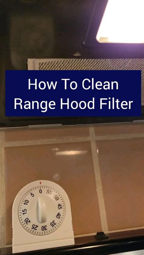 How To Clean Range Hood Filter With Baking Soda Fast And Easy