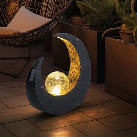 Lampada Solare Esterni LED Decorazione Giardino Sfera Di Vetro Bocca