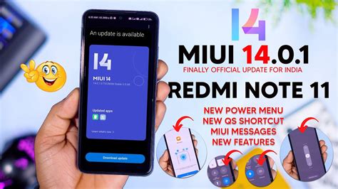 Finally Official MIUI 14 0 1 Android 13 OTA For Redmi Note 11 Update